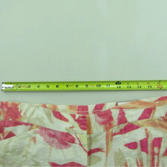 Chico’s Ultimate Fit Wide Leg Pants SZ 2.5 Regular Havana Shores Linen NWT - Picture 12 of 14